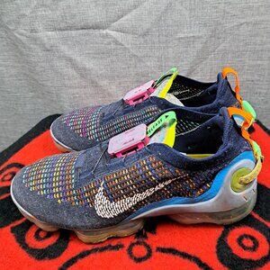 %Size 10 Nike Air VaporMax 2020 Flyknit Royal Blue CJ6740-400 Men A4